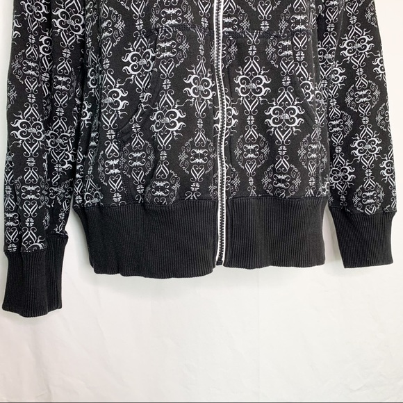 The North Face / Damask Pattern Full Zip Hoodie - Picture 9 of 13